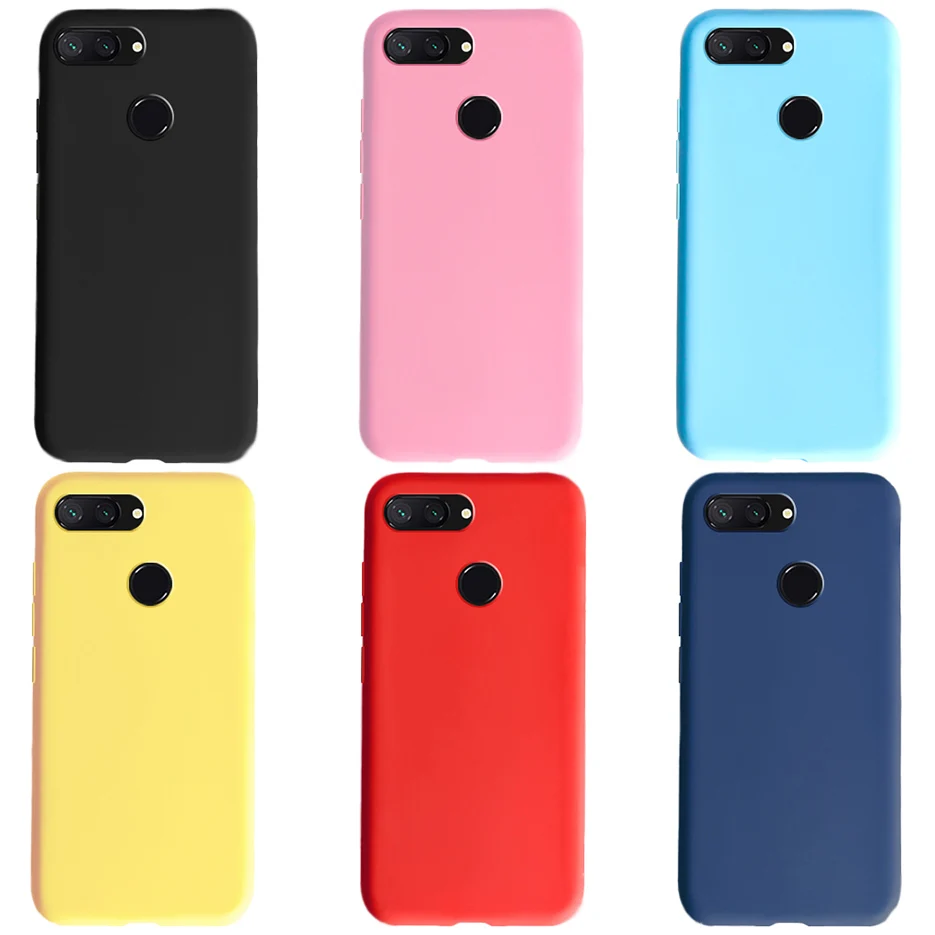 Custodia Morbida Per Xiaomi Mi 8 Lite Custodia Mi8 Lite Cute Candy Pure Custodie Per Telefoni Per Xiaomi Mi 8 Lite 8 Lite Cover Posteriore Paraurti An
