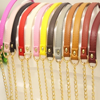 

DIY PU Chain Belt Shoulder Strap Replacement Purse Chain Shoulder Bag Straps Small Handbags Purses Handle Chain