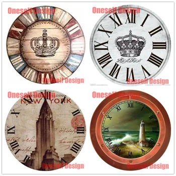 

Crown 5d diamond painting full square clock Crown diy diamond mosaic flower diamond art kit clock decoration home wall sticker