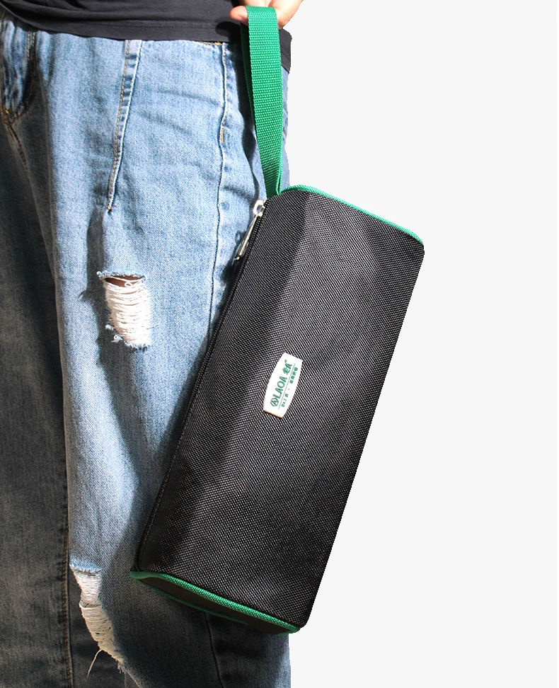 laptop tool bag LAOA Portable Tools Storage Bag 1680D Oxford Canvas Waterproof Handbag Screwdriver Bag Cylindrical Thicken Tool Bag tool chest