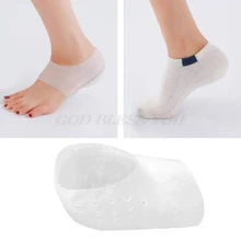 Силиконовые невидимые стельки с внутренней высотой для мужчин и женщин; подушечка на пятке; скрытая стелька
