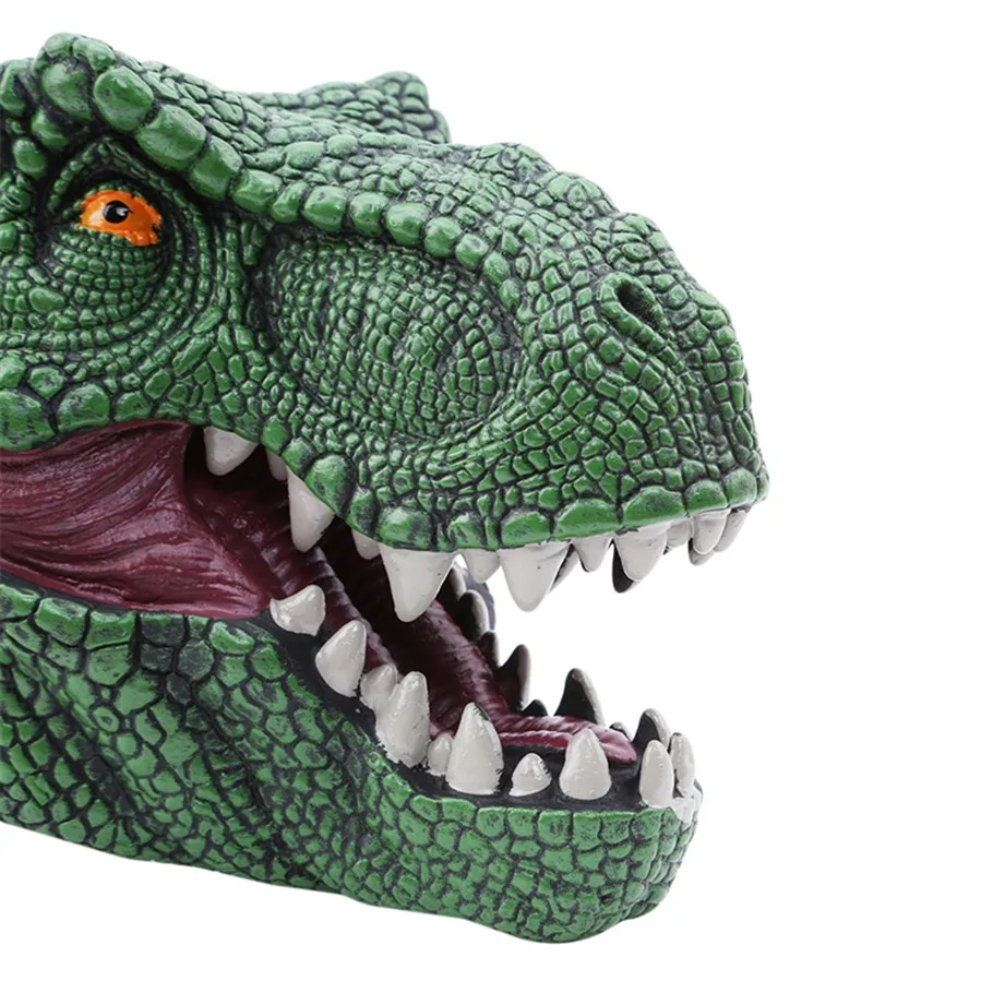 Ruiwjx Dinosaur Hand Puppet Creative Dinosaur Fingers Puppets Gloves Soft Rubber Animal Hand Puppet Figure Dinosaur Model Toys