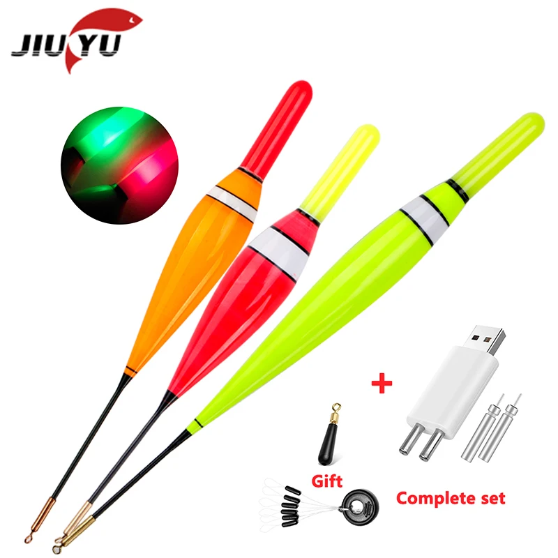 

Fishing Float Set LED Electric Float + Charger +Space Bean Light Tackle Luminous Electronic Float Fish Buoys Tackle Accessories