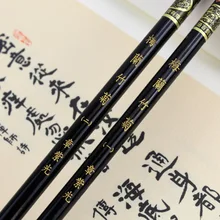 Смешанные волосы, кисть для письма, средняя и маленькая кисть, Langhao, деревянный стержень, ручка для тела, тонкая художественная кисть для каллиграфии