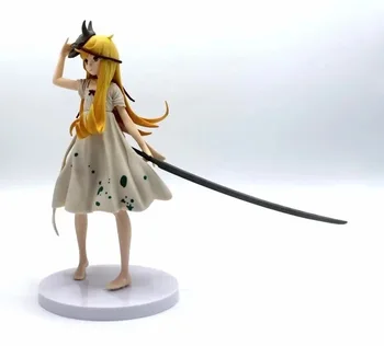 

21CM Exq Figure Monogatari Oshino Shinobu Bakemonogatari Shinobu Figure PVC Collectible Model Toy