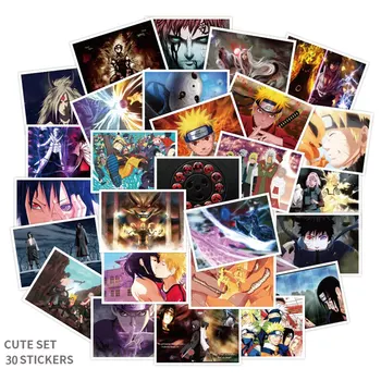 

30Pcs/Pack Japanese Anime Graffiti Stickers Naruto Stickers For Luggage Laptop Refrigerator Motorcycle Skateboard