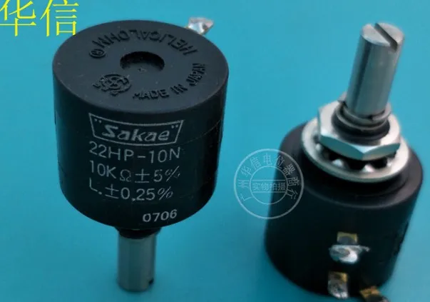 Used Japan Sakae 22HP-10N 5K 10K 10 laps Multi-turn potentiometer switch | Обустройство дома