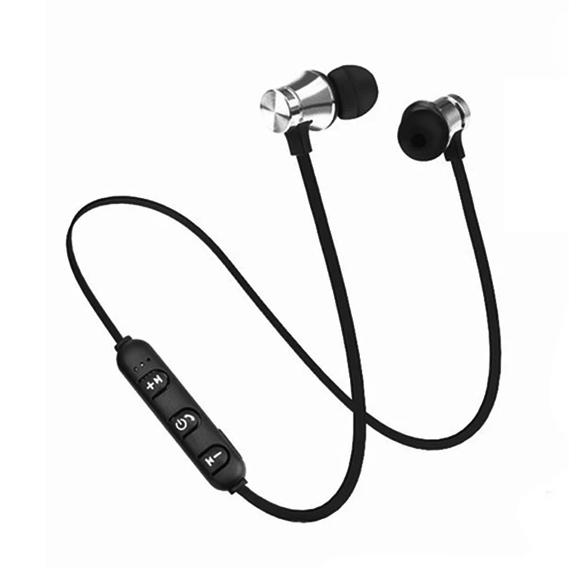 XT11 водонепроницаемые спортивные наушники Магнитный наушник с функцией Bluetooth Беспроводной наушники для iphone samsung с поддержкой Bluetooth для мобильных телефонов - Цвет: sliver