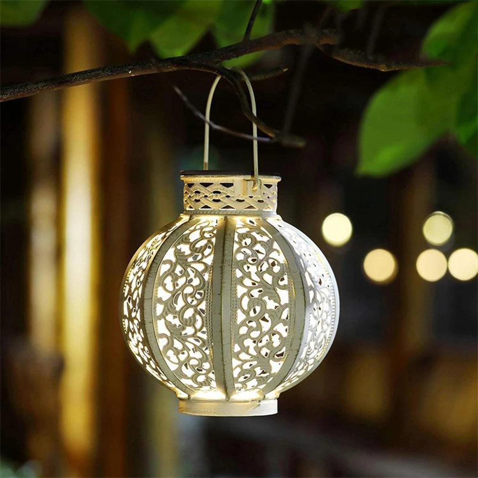 Solar Lights Solar Lantern LED Garden Lights for Outdoor Hanging Decor Xmas Garden Patio Decor Lighting