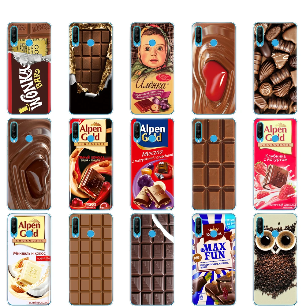 phone cover case for HONOR 20 lite view 30 v pro huawei honor 20S 9A 9C 9X Premium 7s 8a alenka bar wonka chocolate | Мобильные