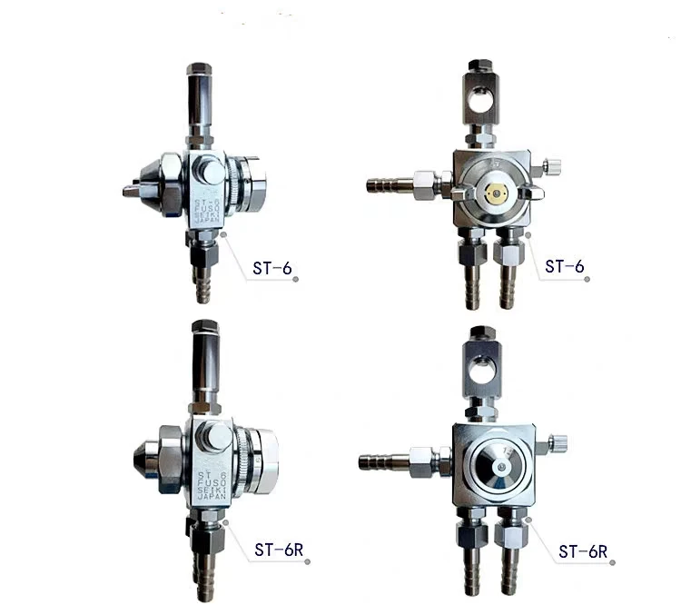 ST-6 сопло-распылитель для шоколада канифоль, ST-6 пистолет-распылитель, используемый для агента по выпуску пресс-форм, японский Краскораспылитель ST-6R