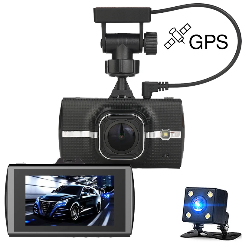 E-ACE B09 Dash Cam gps ADAS Автомобильный видеорегистратор Камера FHD 1080p Dashcam с камерой заднего вида 24H монитор парковки регистрационная видеокамера