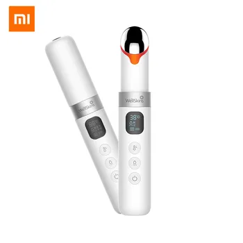

Xiaomi mijia WellSkins Eyes Massager USB Eye Beauty Stick Heated Gallstone Magnetic Vibration with LCD Display Color Light