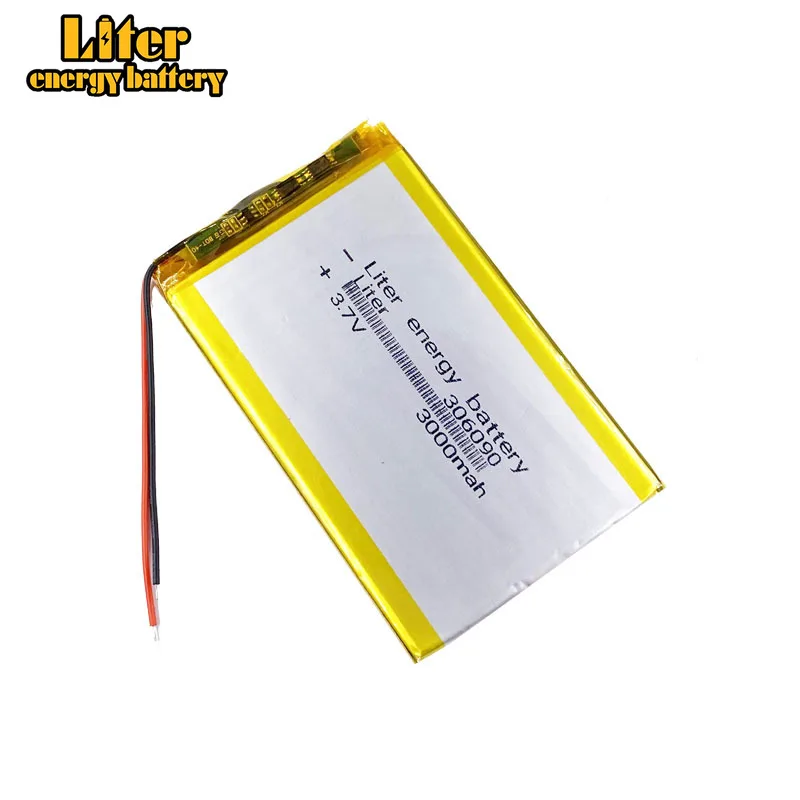 3.7v / Lithium Polymer Batteries 306090 / Containing 3000mah / 7 Inch