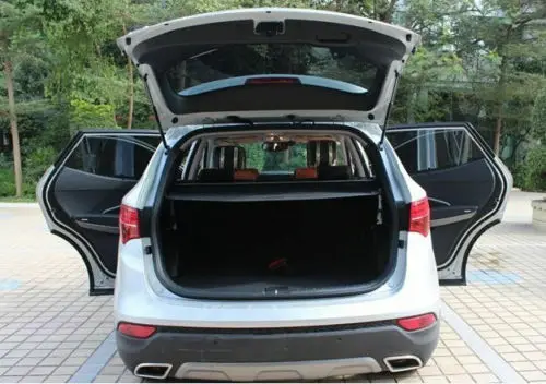 Для Santa Fe Sport 5 мест 2013 Черный задний багажник безопасности грузовой Чехол 1 шт