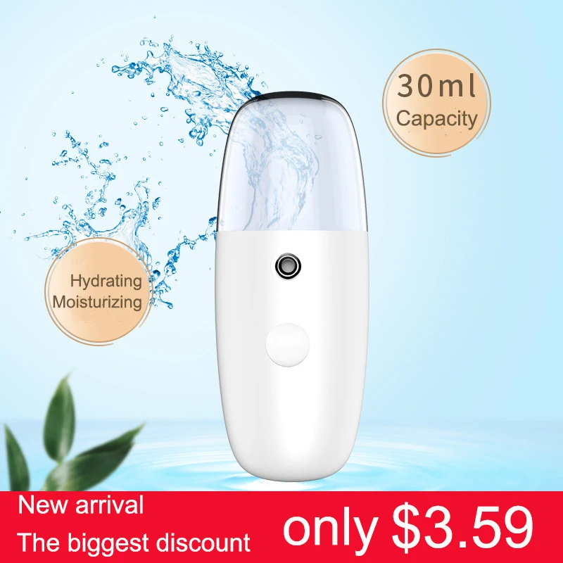 

Face Spray Machine Portable Cold Spray Moisturizing Skin Water Beauty Instrument Face Facial Moisturizing Humidifier Moisturizer
