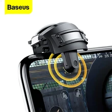 Baseus PUBG denetleyici Gamepad Joystick PUBG yangın düğmesi cep telefonu oyun Shooter Joypad iPhone Android için PUBG tetik
