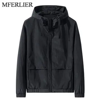 

Spring Autumn Men jackets men 5XL 6XL 7XL 8XL Bust 142cm long sleeve Loose jackets 3 colors