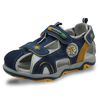 

Summer Baby Boys Sandals Fashion Children Shoes PU Leather Kids Beach Shoes Size 26-31