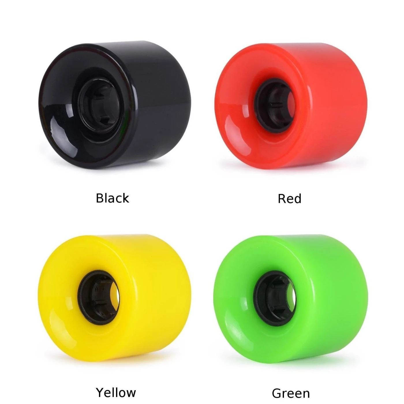 4Pcs Skateboard Cruiser Board Wheels Long Board Skateboarding Accessories