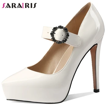 

SARAIRIS Fashion Pointed Toe Party Pumps Cool Pointed Toe Pumps Women New Spring Cool High Heels Mary Janes Shoes Woman