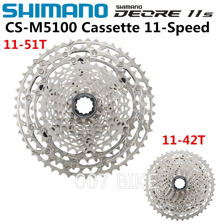 SHIMANO Deore SLX CS M5100 M7000 горный велосипед MTB 11 speed Кассетная Звездочка 40T 42T 46T 51T|cassette