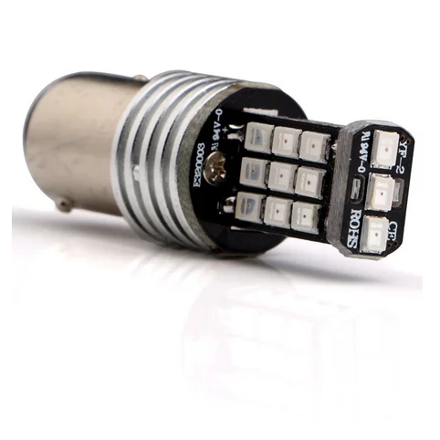 1 шт. 1156 BAU15S PY21W BA15S P21W 21 SMD 2835 LED белый красный желтый 12 В автомобиль 7506 7507 R5W R10W авто