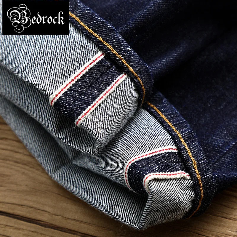 MBBCAR new 11oz raw denim vintage shorts for men Amekaji one washed Knee Length cargo pants red line denim casual shorts 572