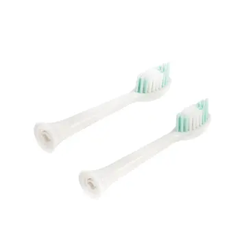 

2pcs U-Kiss Electric Toothbrush Head Angled Neck and Contoured Bristles for Comfortable Use Easy Replacement and Cleaning Adults