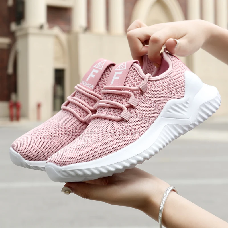 Женская спортивная обувь Zapatos De Mujer Сетчатая дышащая женская для бега без