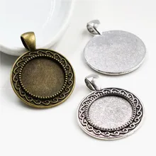 10 шт 18 мм Внутренний размер античная бронза и серебро S Текстура Стиль кабошон базовая Камея Установка Подвески