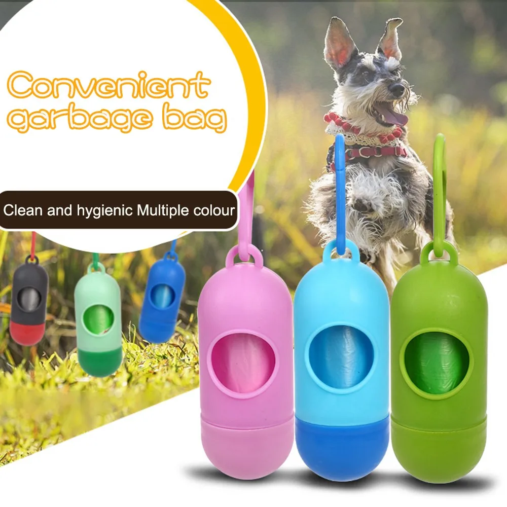 Dog Waste Poop Bags Pet Bag Dispenser for Dogs Protable Holder Garbage Dispensers Supplies | Дом и сад