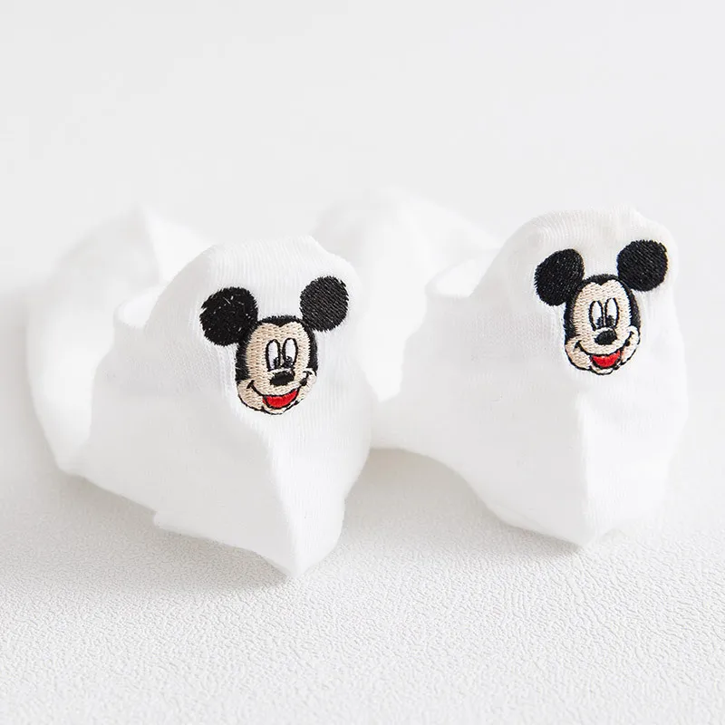 Women Socks Disney Mickey Minnie Cute Cotton Cartoon Animal Socks for Girls Autumn Summer