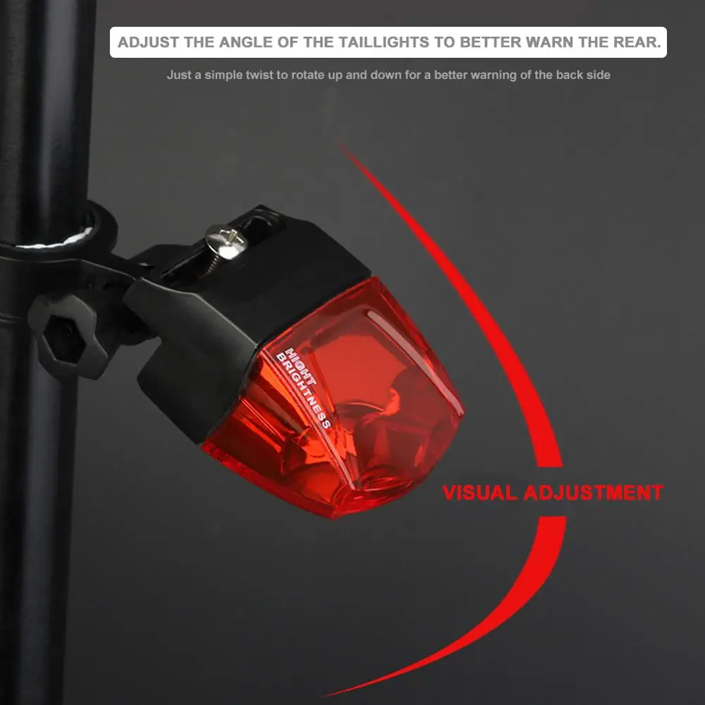 

Mini LED Bicycle Tail Lights High Brightness Self-Powered IPX4 Waterproof Mountain Bike Bicycle Tail Light Bicycle Lamp