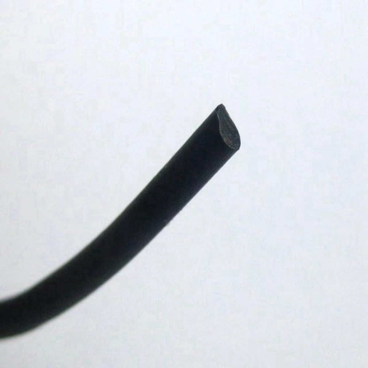 5.5 Yards Black Solid Rubber 3mm Cord Thread String for Necklace Pendants