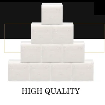 

10 Pack White Paper Hand Towels Pack Of 60 Sheet Tissues Kitchen Napkin Soft Paper Tissue Hot Sale Household Soft Toilet Paper