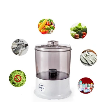 

9L Ultrasonic Vegetable Fruit Cleaner Ozone Generator Cleaning Sterilizer Purifier Washing Disinfector Machine