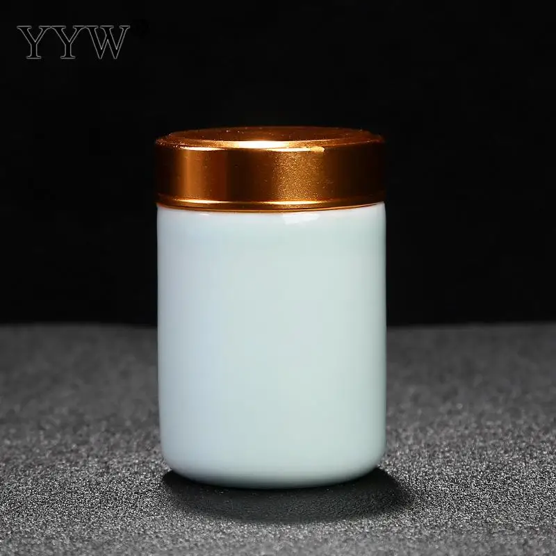 light blue Маленькие банки для специй, герметичная крышка, кухонные бутылки для хранения продуктов, банки для конфет, банки для хранения специй, контейнер для сыпучих продуктов - Цвет: light blue