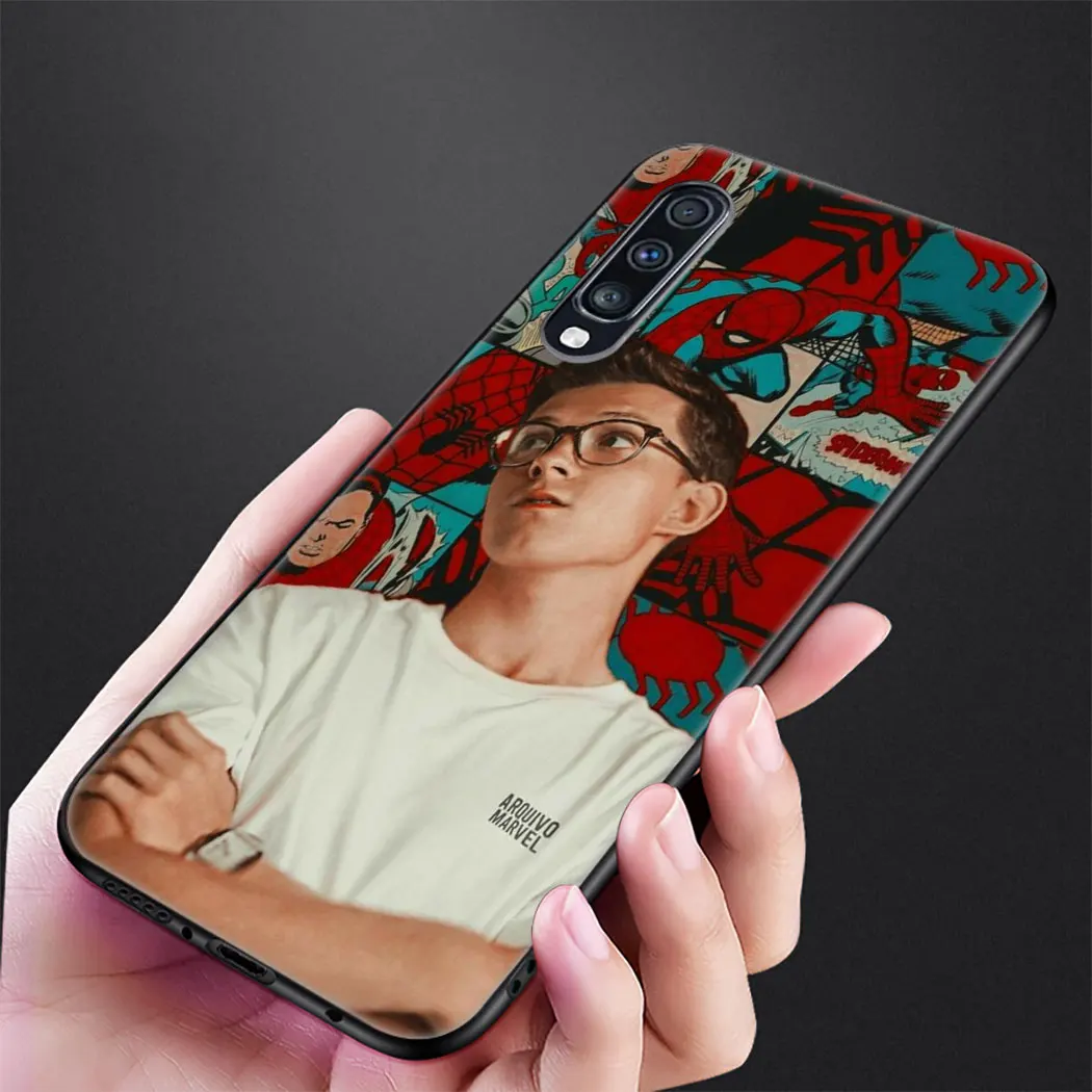 «Человек-паук»; Tom Holland Мягкий силиконовый чехол для samsung Galaxy A70 A60 A50 A40 A30 A20 A10 M40 M30 M20 M10 крышка - Цвет: 7
