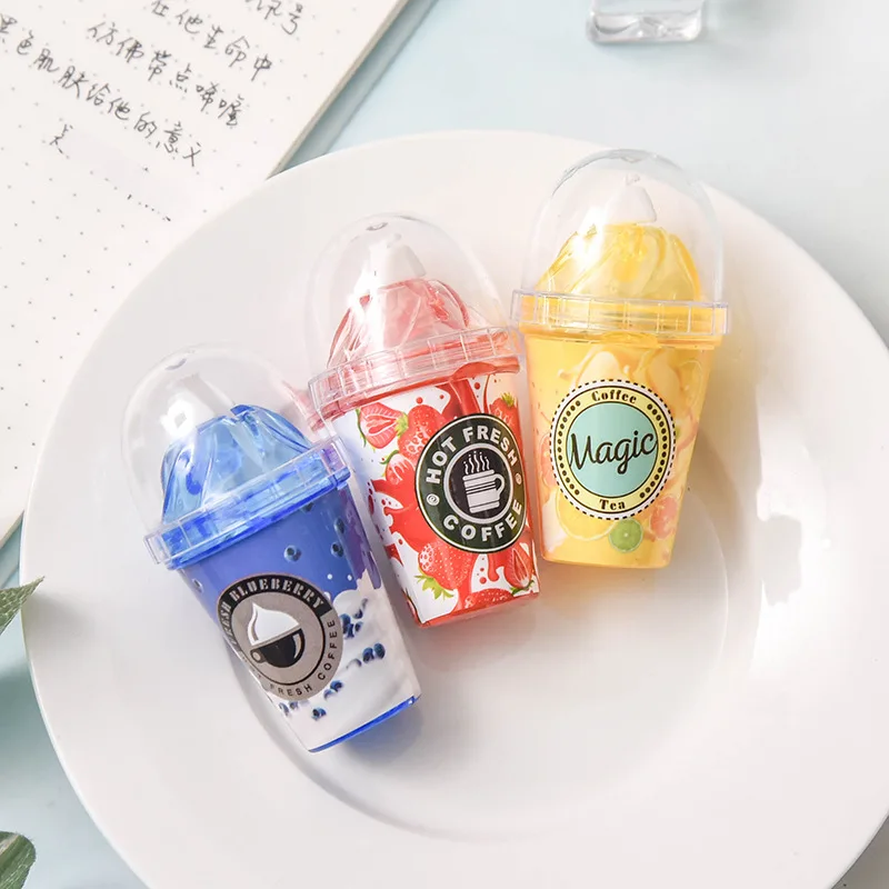 

1Pcs coffee Correction Tape School Stationery Corrector Tools material escolar Novelty Office papeleria Kawaii Supplies Gift