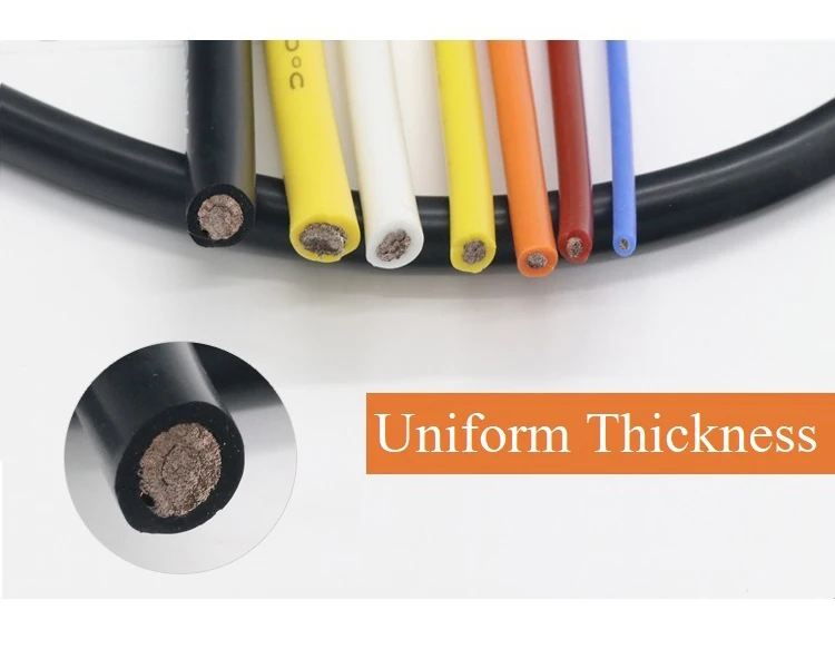 High Temperature Silicone Cable - 1m/5m Heat-resistant Cable 30 28 26 24 22  20 18 - Aliexpress