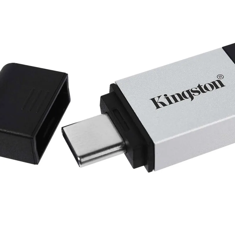 Kingston USB флеш накопитель DT80 DataTrave USB3.2 Type C OTG 32 Гб 64 128 ГБ 256 3 2 GEN 1 Pen Drive|USB