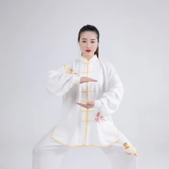 

kung fu Tang suit martial arts wushu clothing chinese ancient costume Han Fu flower embroidery Silk fabric