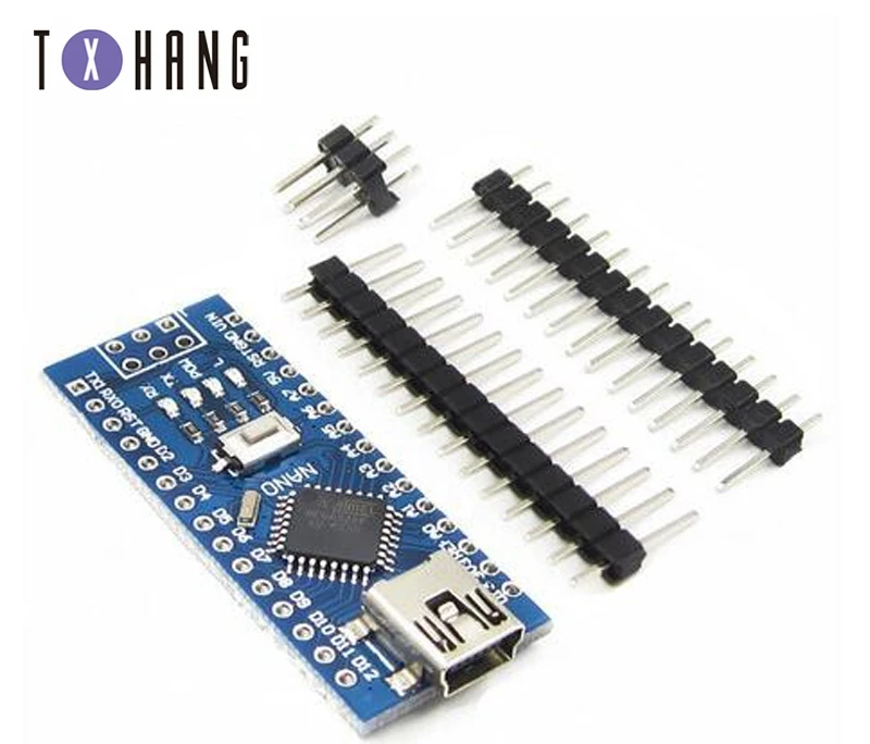 Микроконтроллер Nano V3.0 ATmega168 / 328P 5 В 16 м для Arduino ATF с Загрузчиком erminal адаптер плата