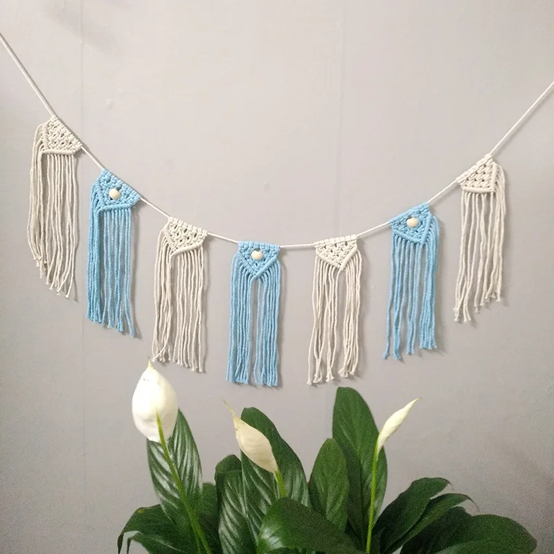 Новое поступление ручная работа макраме taperstry макраме настенный decoraion флаг макраме