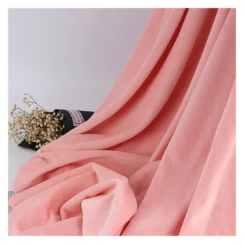

Imitation Silver fox knitted elastic soft Velvet fabrics materials