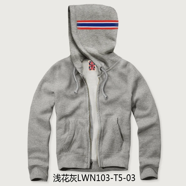 Популярные мужские толстовки с капюшоном размера плюс 4XL 5XL плюс толстый бархат флис Ретро Винтаж afs hollistic мужская Толстовка Куртка - Цвет: LWN103-T501-03