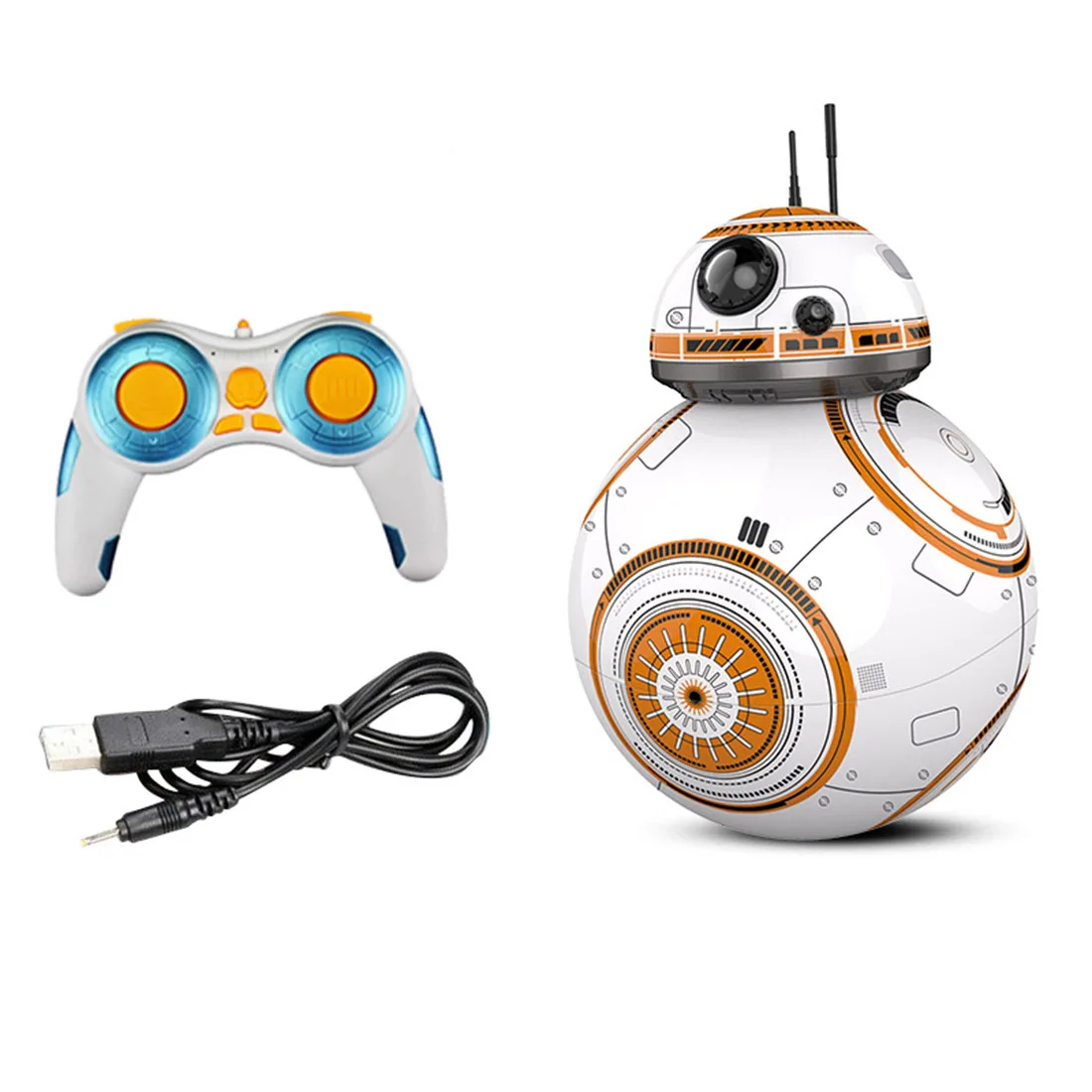 

iTECHOR 2.4G Led RC Intelligent Small Ball Robot Children Toys Recognition Dancing Robot- Chinese Package Gift