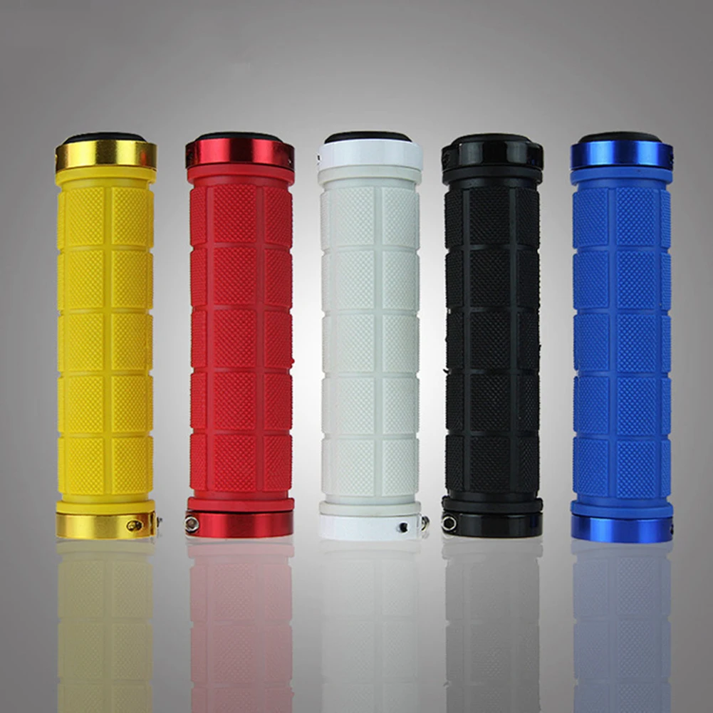 2Pcs Bicycle Handlebar Double Lock Cycling Handle Bar Grips Hand Cover Anti-slip Bike Accessories | Спорт и развлечения