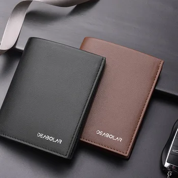 

Online hot sale exclusively for 2020 new men's wallet men's short Korean version multi-card buckle coin purse tri-fold wallet